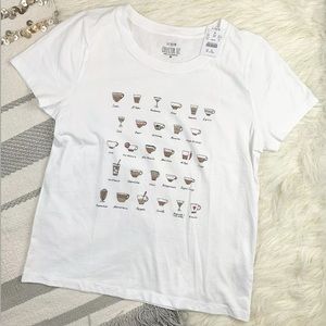 NEW J. Crew Womens Coffee Collector Tee Size M